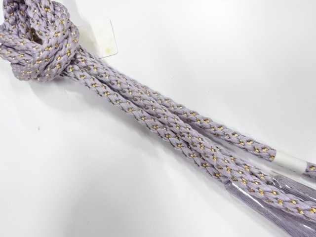 未使用品　正絹　撚り房　手組帯締め